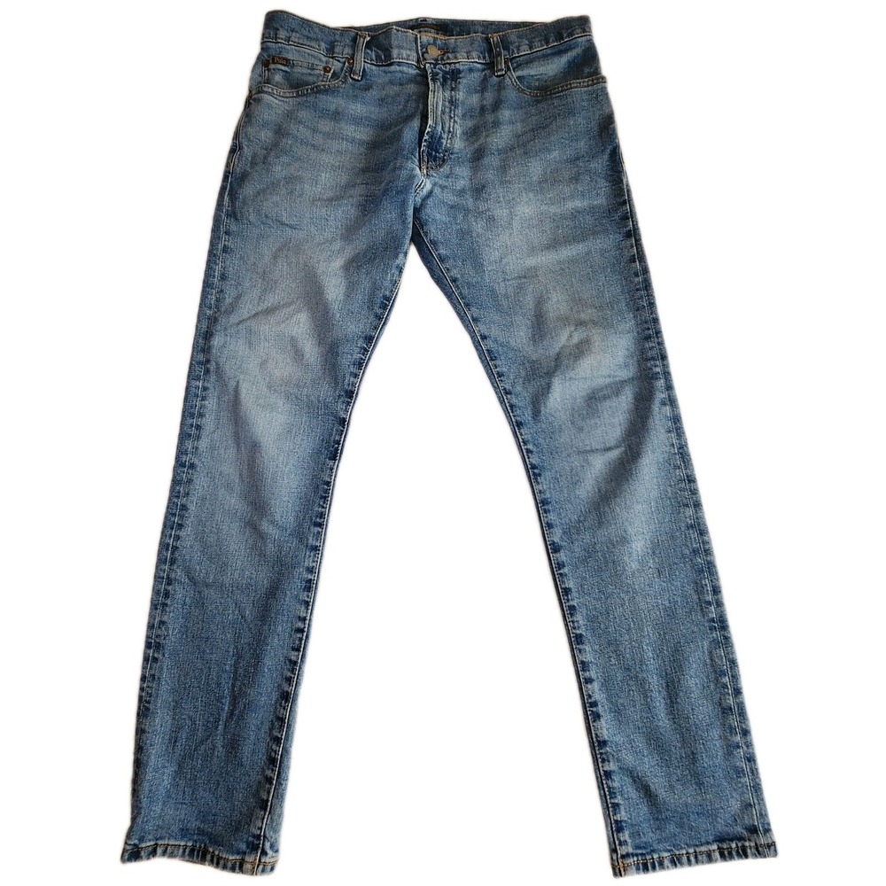 POLO RALPH LAUREN Sullivan Slim Jeans‎ Mens 33x32 Blue Stretch Denim